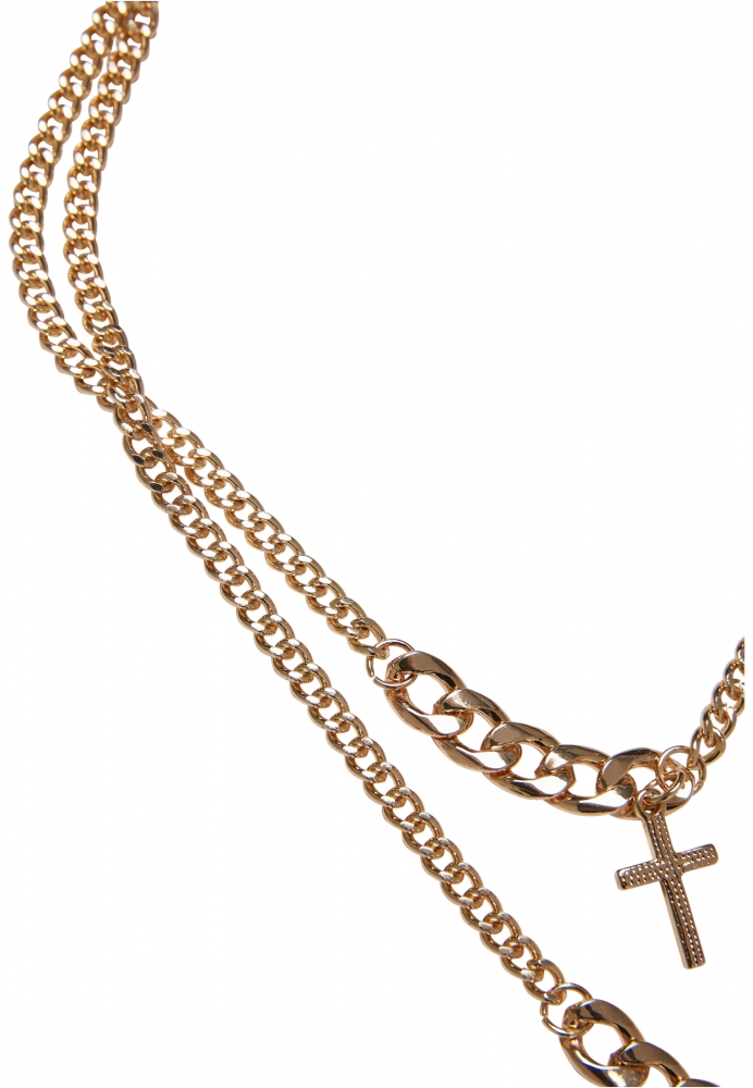 Various Chain Cross Necklace Urban Classics