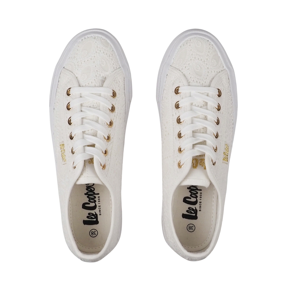 Pantof Lee Cooper 's white LCW-25-31-3438LA dama