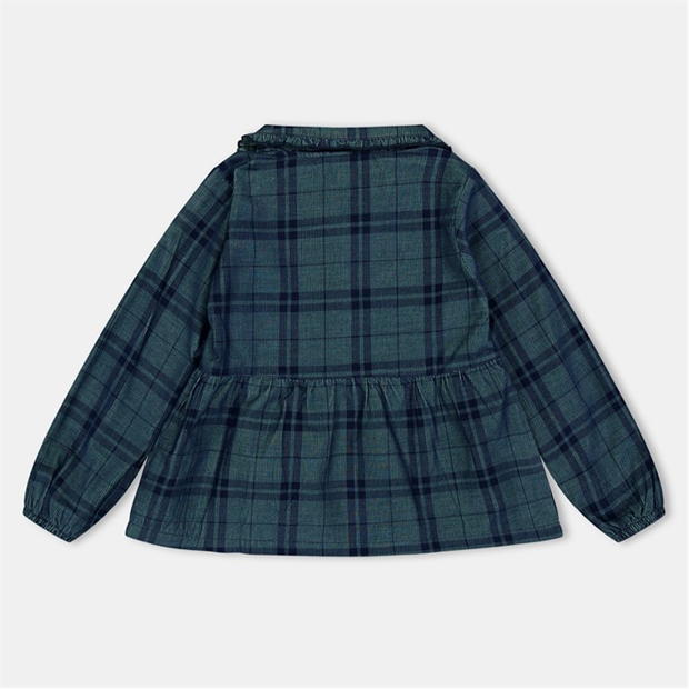 Lilly and Sid Check Collar Top In99