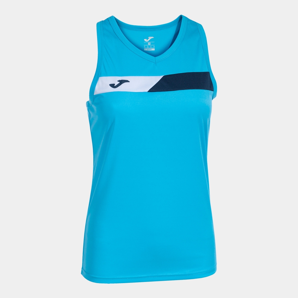 Camasa Court Sleeveless Fluor Turquoise Navy Joma