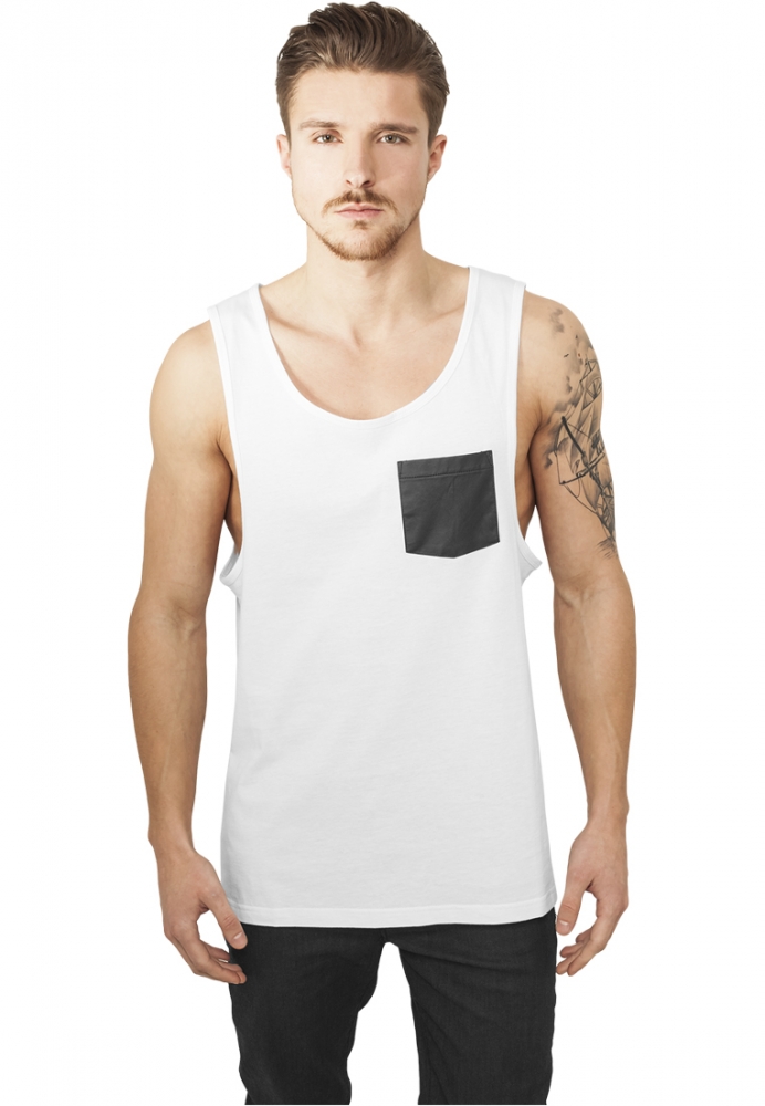 piele Imitation Pocket Loose Tank Urban Classics