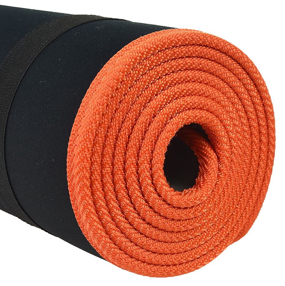 Profit 180x60x0.6cm exercise mat black orange DK 705