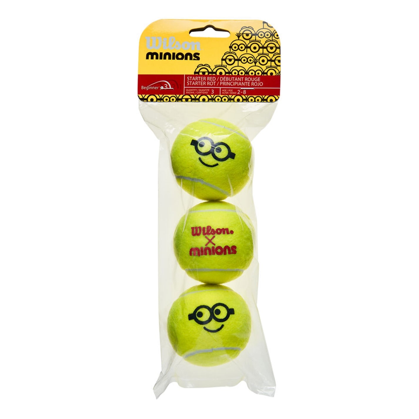 Wilson Minions Stage 3 Tball Tennis Ball Unisex adulti