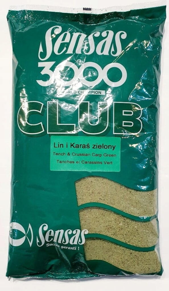 NADA SENSAS 3000 CLUB TENCH CRUCIAN verde 1KG
