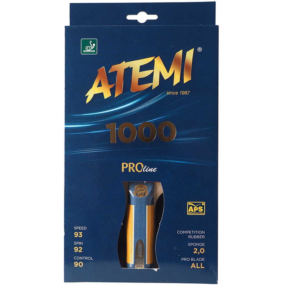 New Atemi 1000 Pro anatomical Ping Pong bats