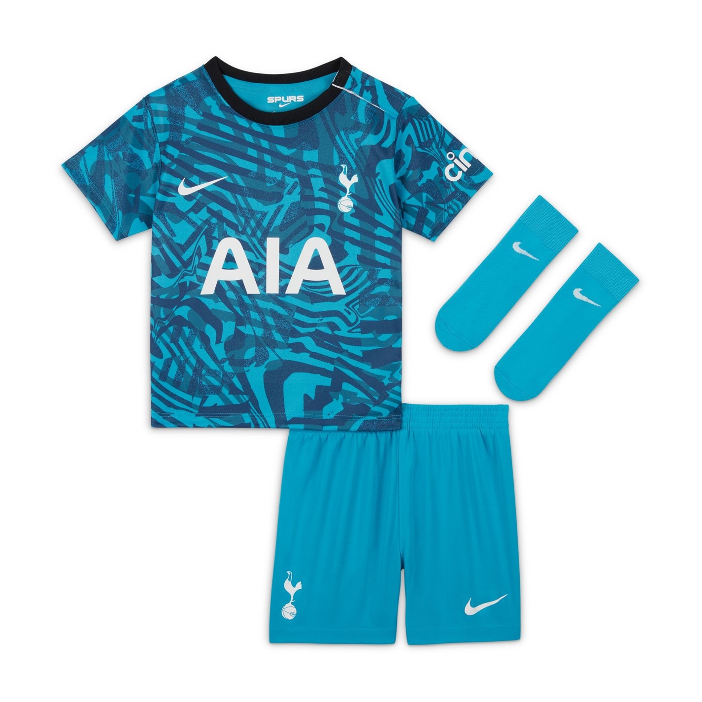 Set complet Nike Hotspur FC 2022/23 Third / Nike Dri-FIT Soccer bebelus bebelus