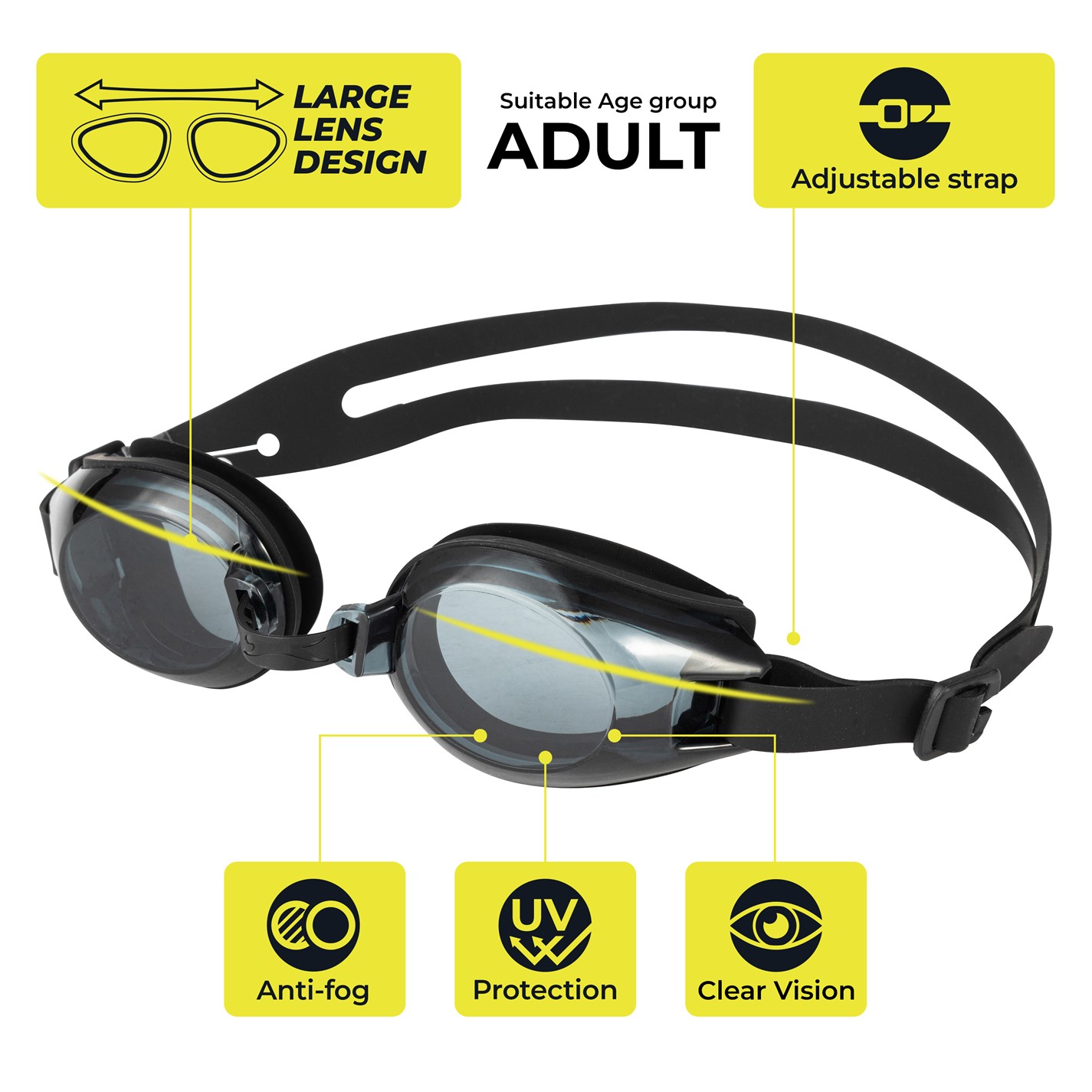 Slazenger Blade Swim Goggles