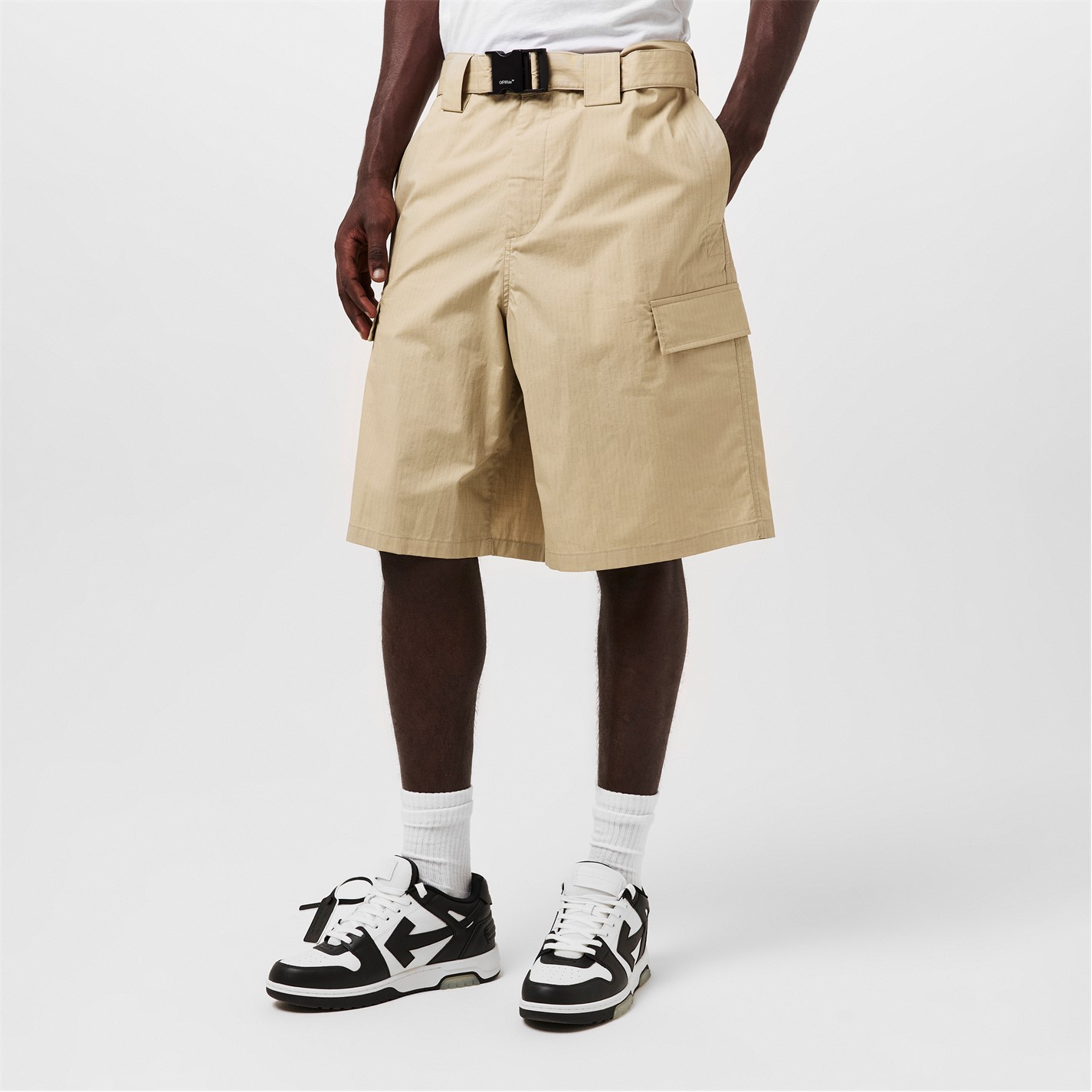 Off White Off Bkle Crgo Shrts Sn99