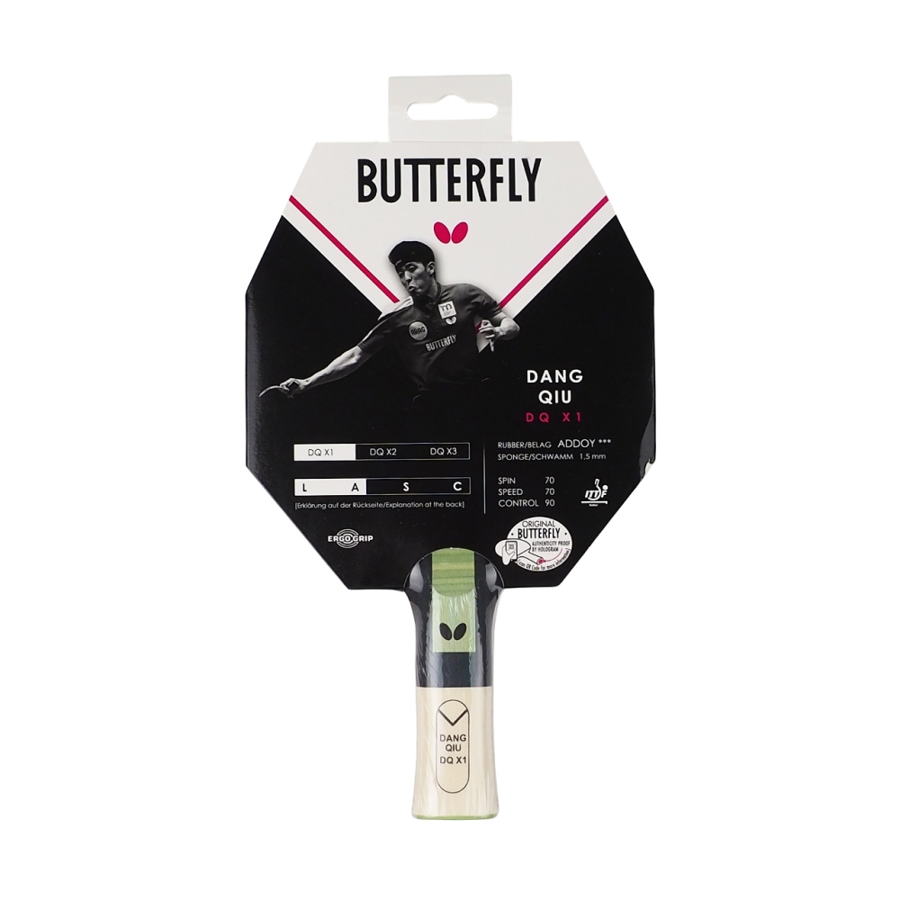 Ping pong racket Butterfly Dang Qiu DQX1