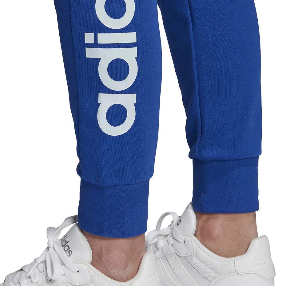 Pantalon adidas Essentials Linear blue GD3025 dama