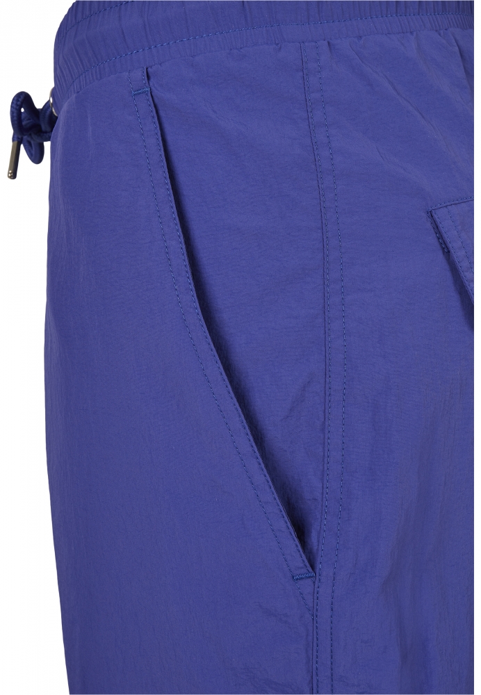 Pantalon High Waist Crinkle Nylon Cargo dama Urban Classics