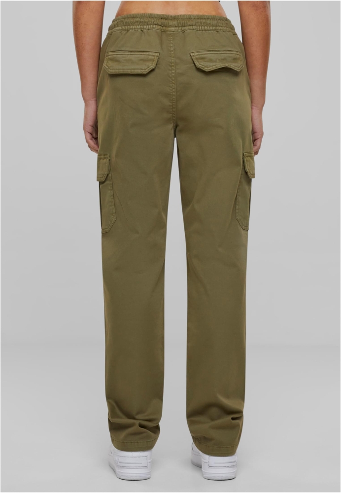 Pantalon High Waist Twill Cargo dama Urban Classics
