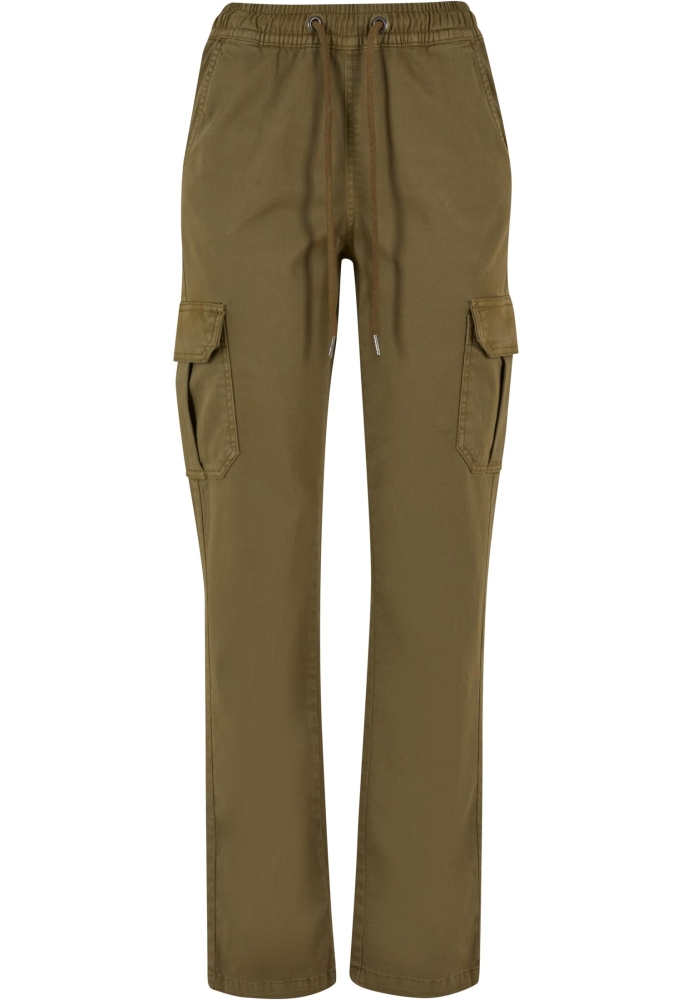 Pantalon High Waist Twill Cargo dama Urban Classics