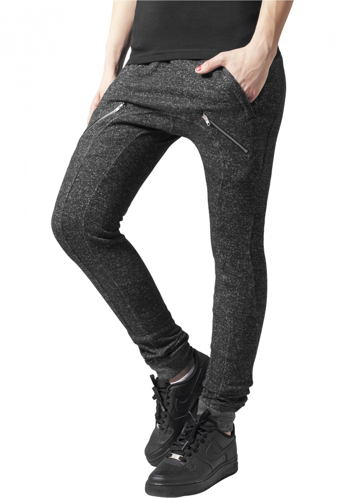 Pantalon trening Zipped Melange dama Urban Classics