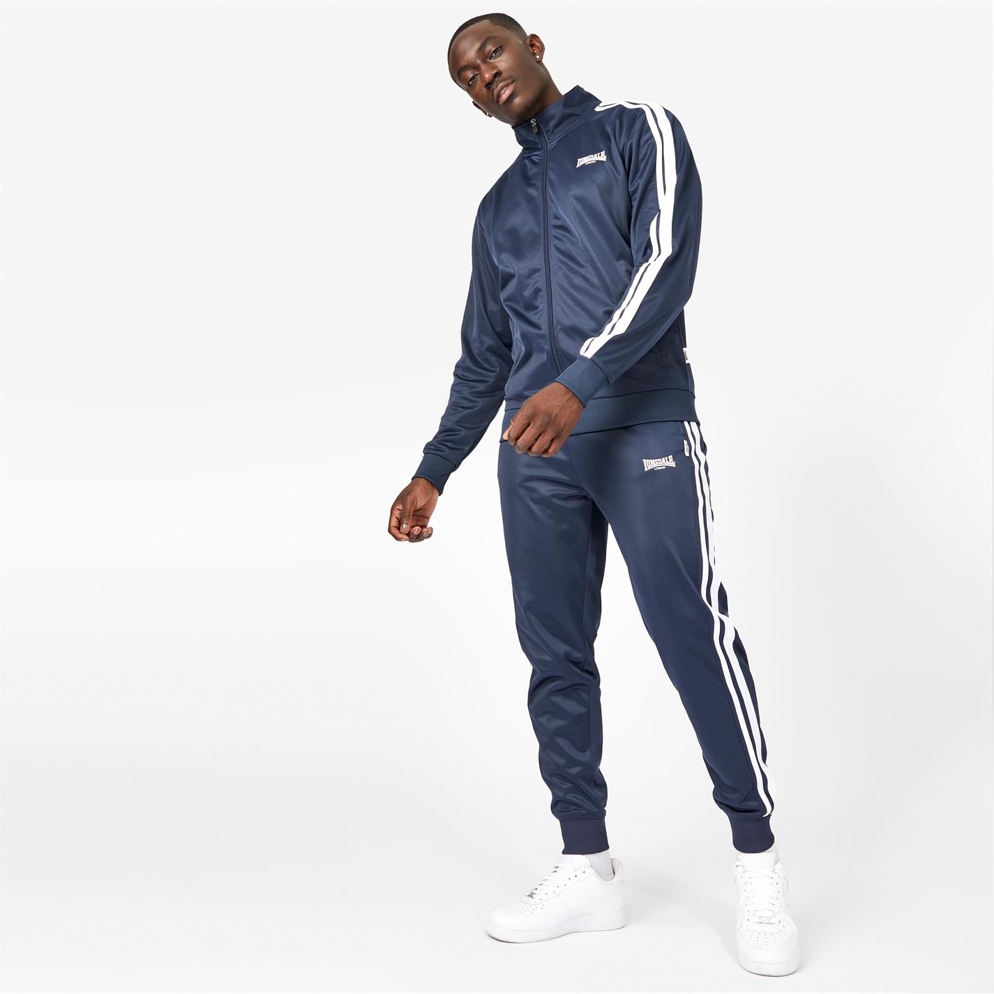 Pantalon Lonsdale 2 Stripe Track barbat