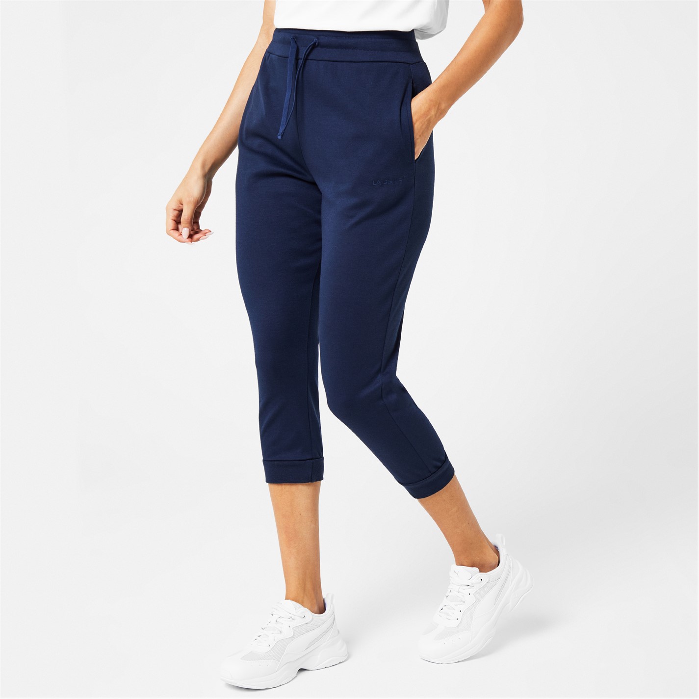 Pantalon LA Gear Three Quarter Interlock Jogging dama