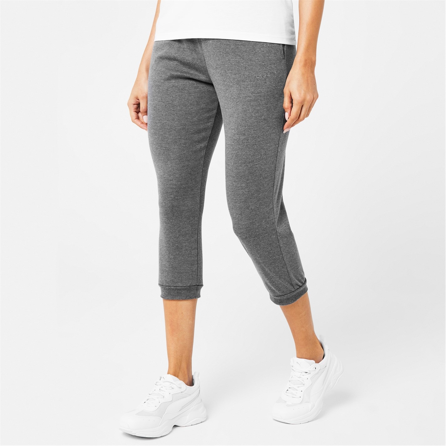 Pantalon LA Gear Three Quarter Interlock Jogging dama