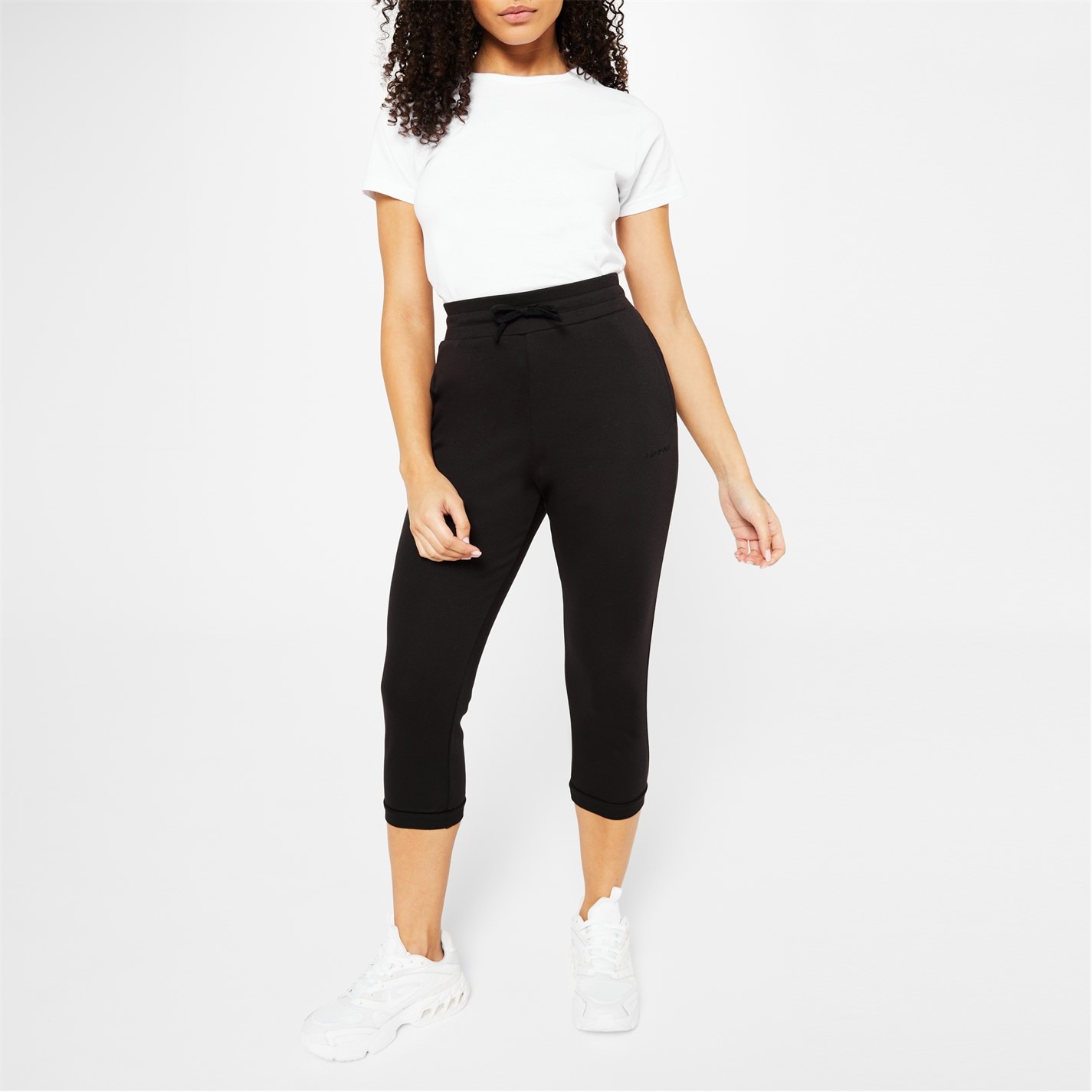 Pantalon LA Gear Three Quarter Interlock Jogging dama