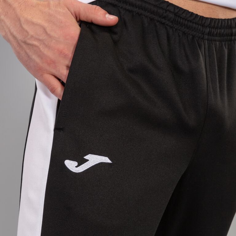 Pantalon Long Champion Iv Black-white Joma