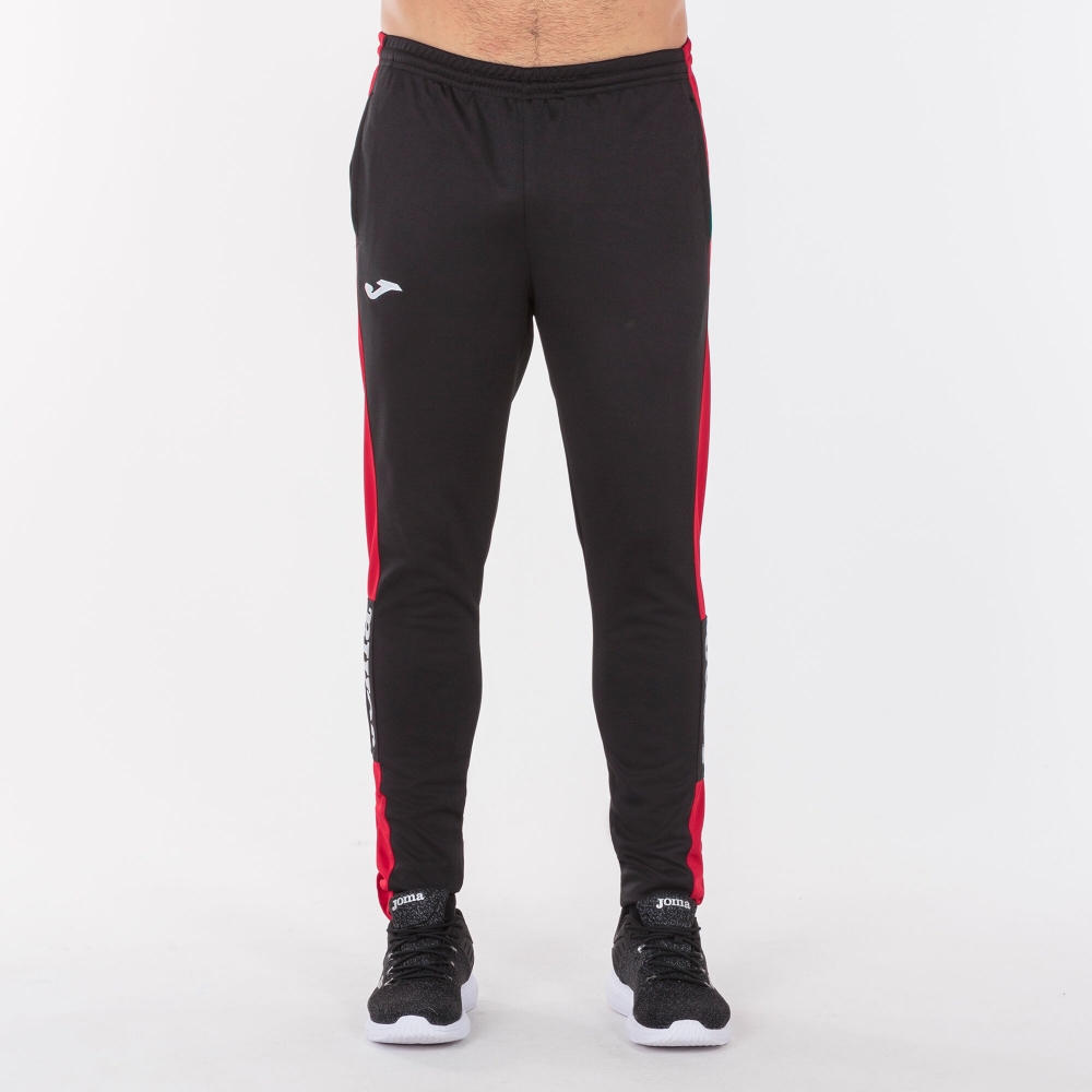 Pantalon Long Champion Iv Black-red Joma