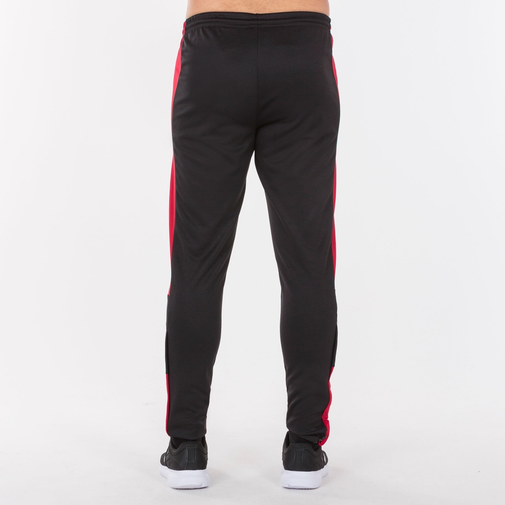 Pantalon Long Champion Iv Black-red Joma