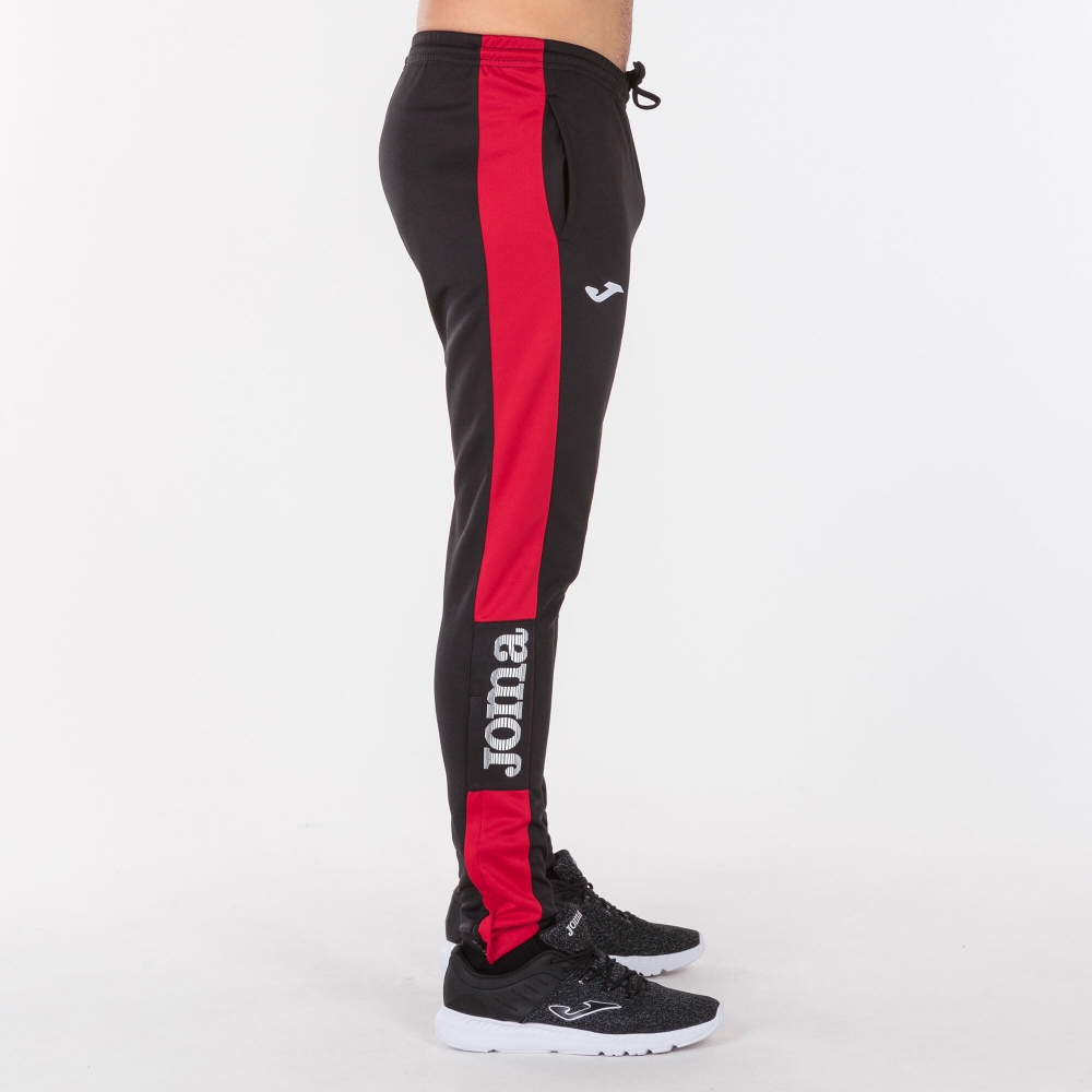 Pantalon Long Champion Iv Black-red Joma