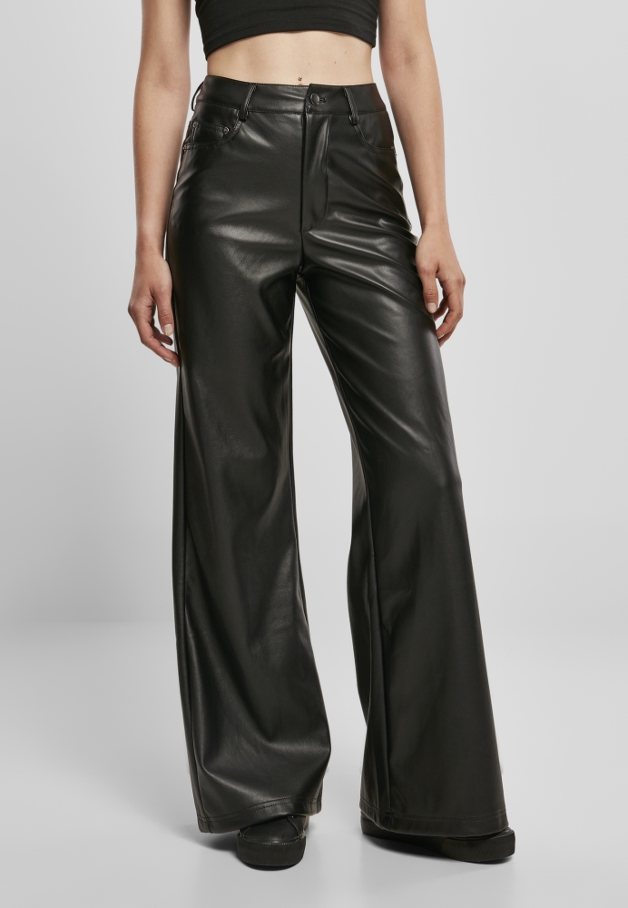 Pantalon Faux piele Wide Leg dama Urban Classics