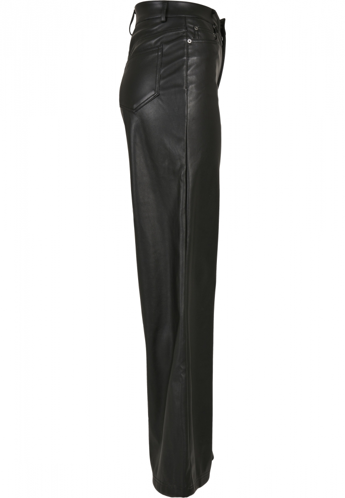 Pantalon Faux piele Wide Leg dama Urban Classics