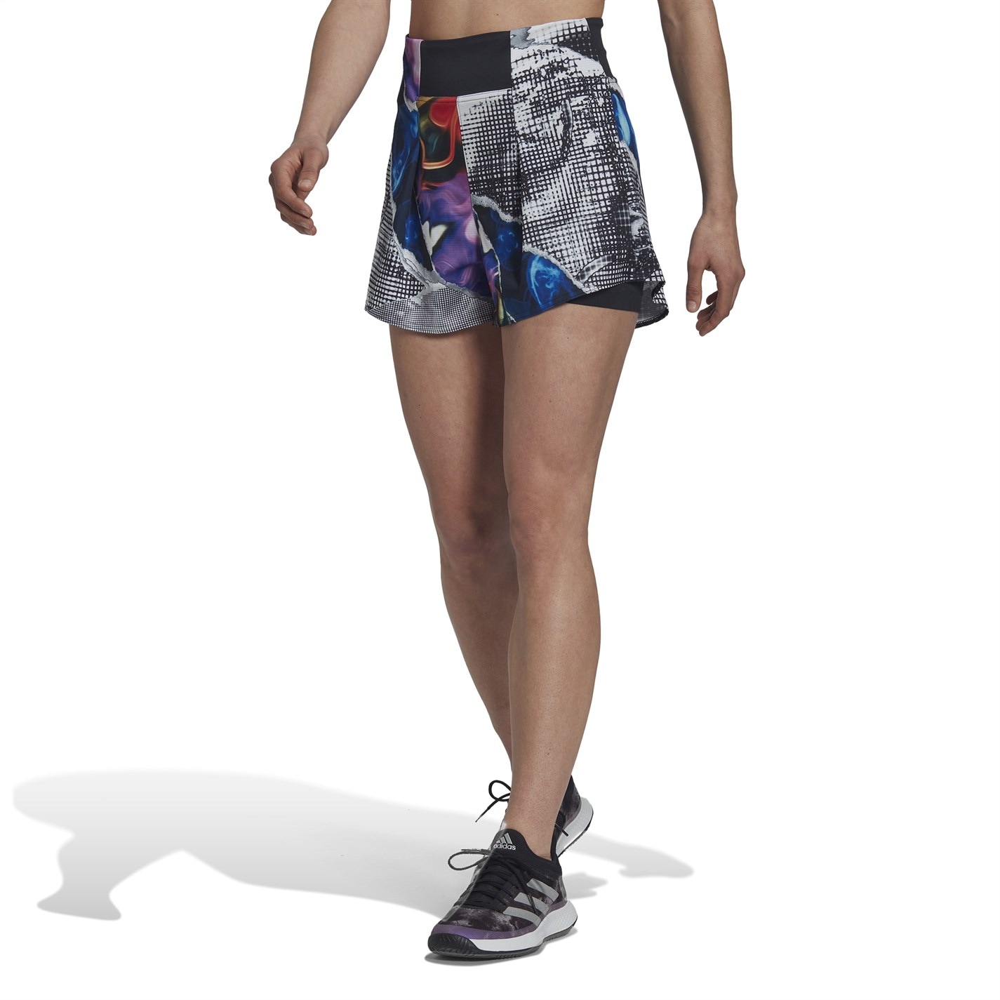 Pantalon scurt Combat adidas US Print dama