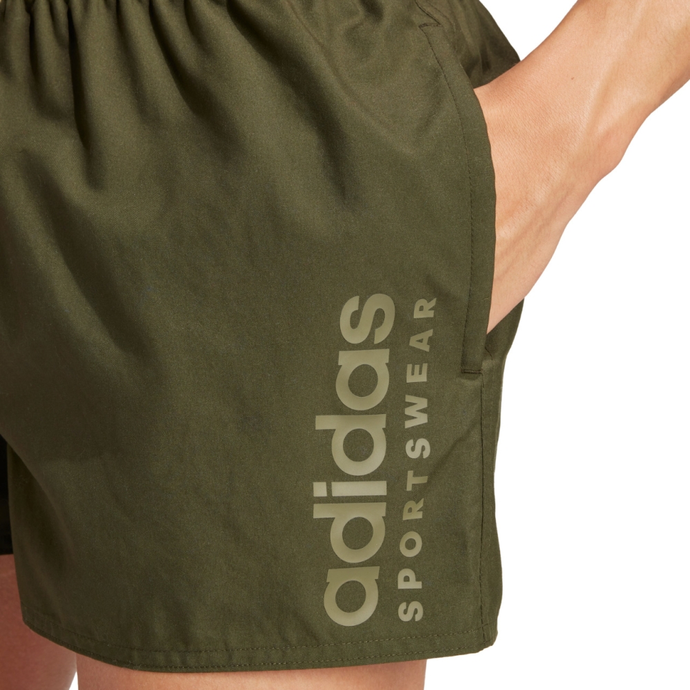 Pantalon scurt Combat Men's adidas Essentials Logo olive swim IX7566