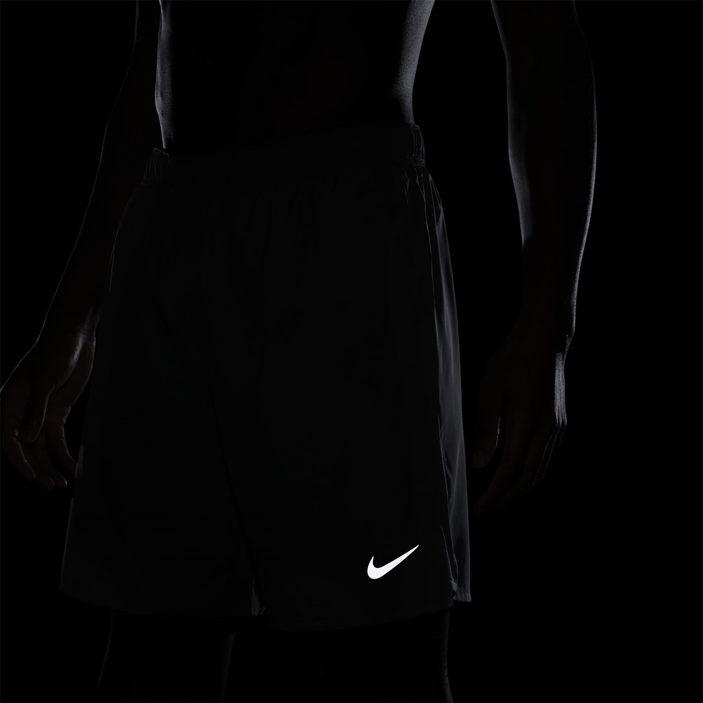 Pantalon scurt Combat Nike Challenger 2-in-1 Running barbat