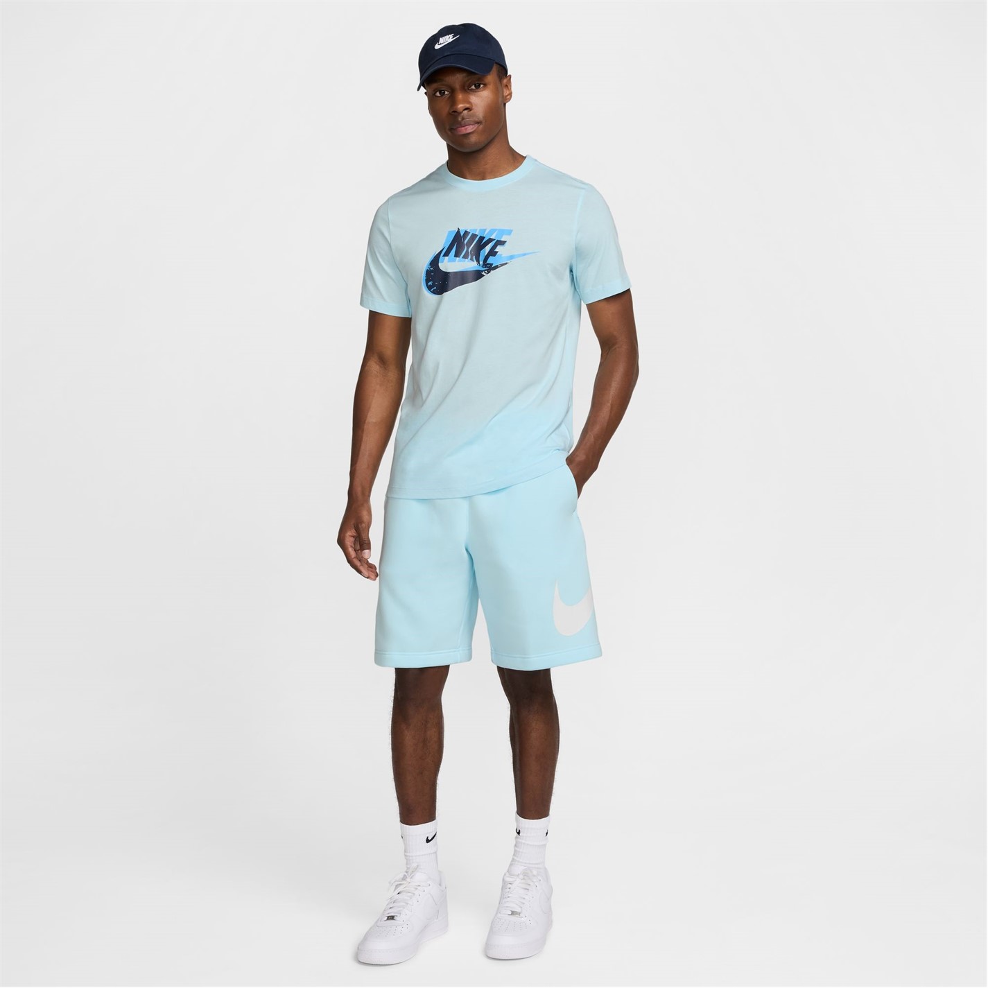 Pantalon scurt Combat Nike Sportswear Club Graphic barbat
