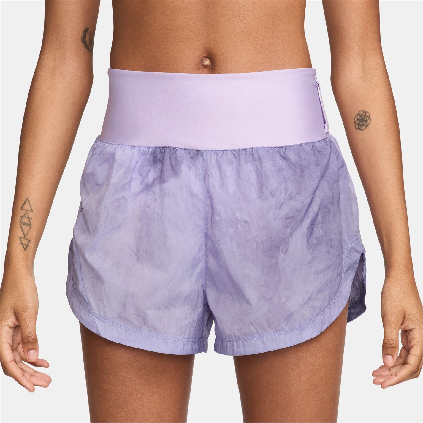 Pantalon scurt Combat Nike Trail Repel Mid-Rise 3 Running dama