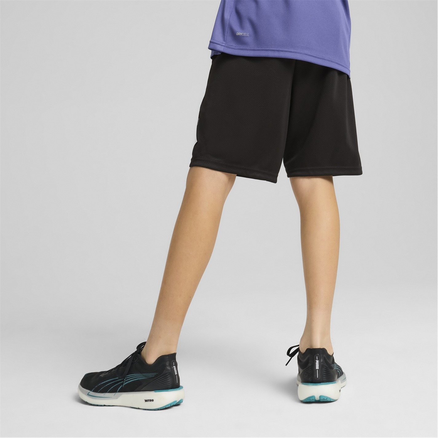 Pantalon scurt Combat Puma Active Sports Graphic Poly B Gym Short Unisex copil