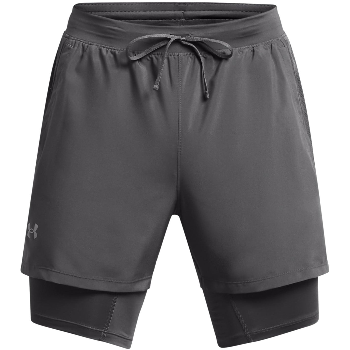 Pantalon scurt Combat Under Armour Armour UA Launch 2-in-1 7 barbat