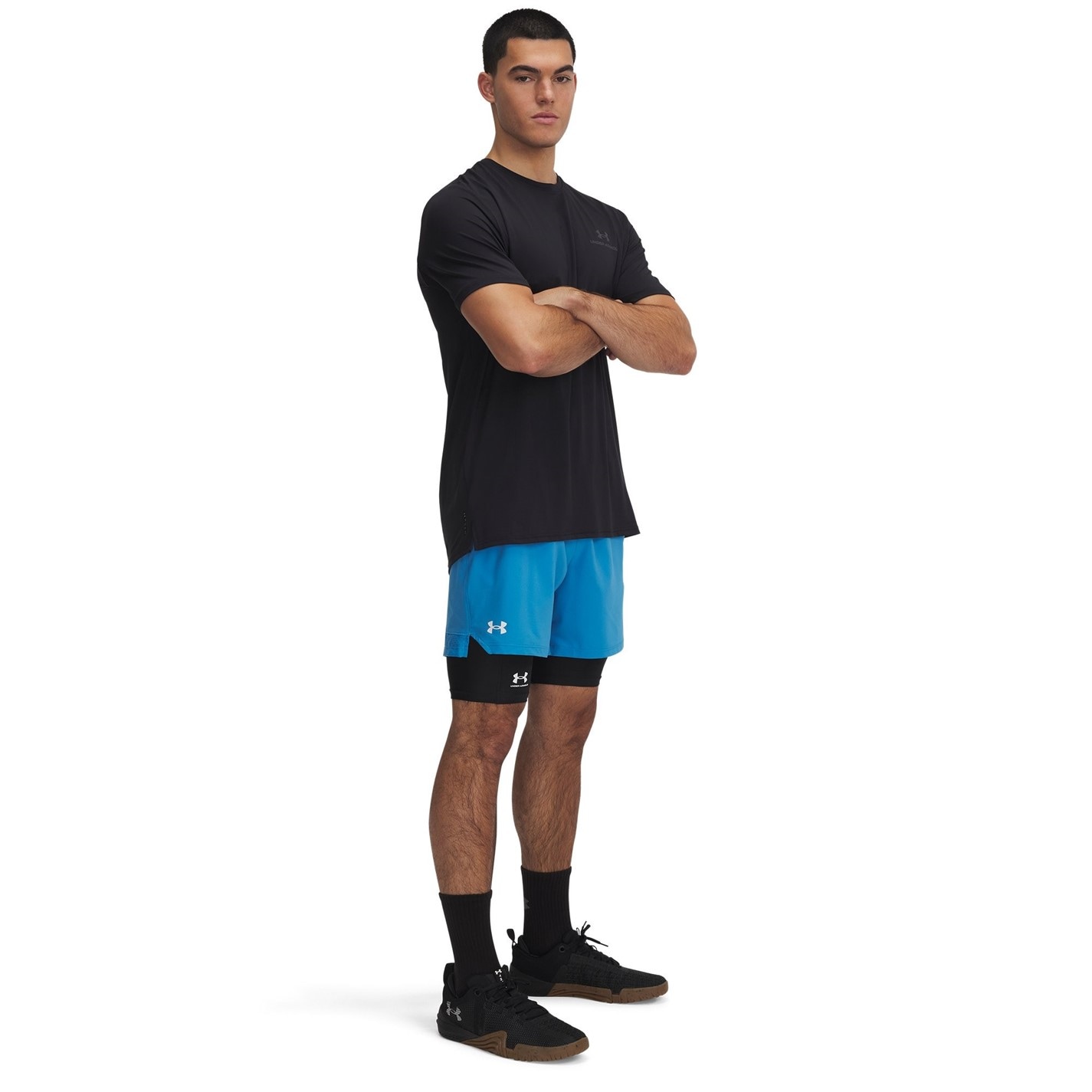 Pantalon scurt Combat Under Armour Armour UA Vanish Woven 6 barbat