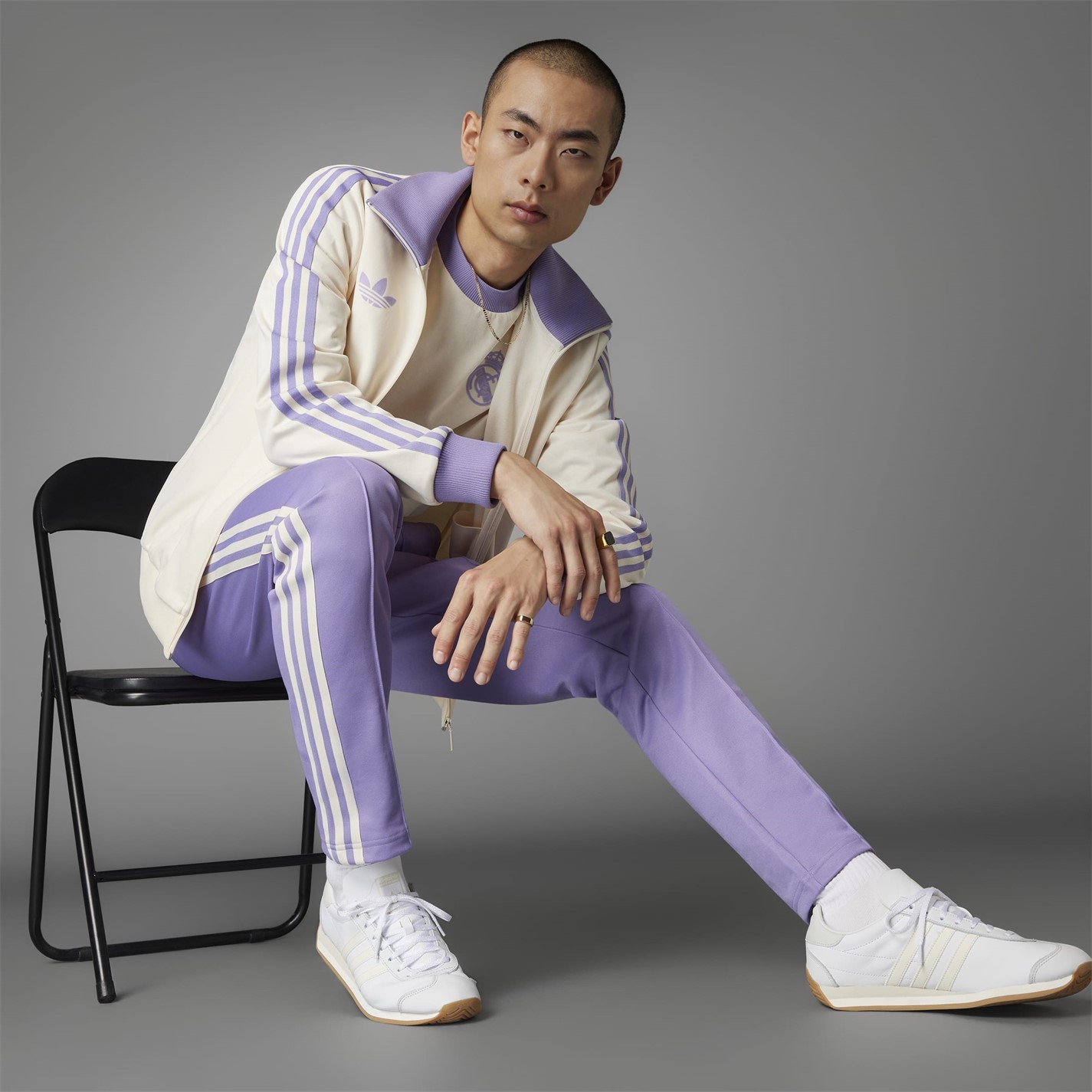 adidas Originals Real Madrid Beckenbauer Track Bottoms adulti