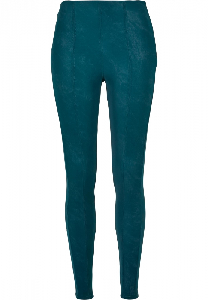 Pantalon Washed Faux piele dama Urban Classics