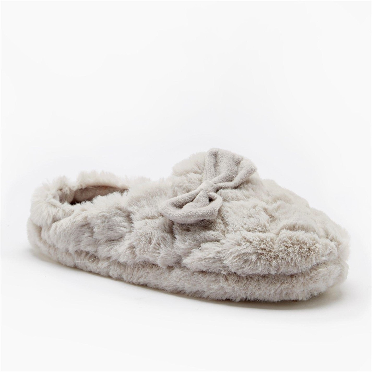 Papuc Casa Be You Faux Fur Bow