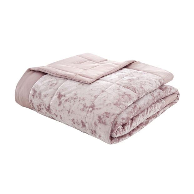 Catherine Lansfield Velvet Quilted Bedspread