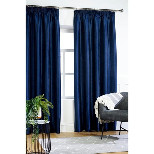 Homelife Silk Pencil Pleat Curtains