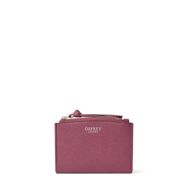 Osprey London OSPREY LONDON Molly Curved Bi-Fold piele Card Holder