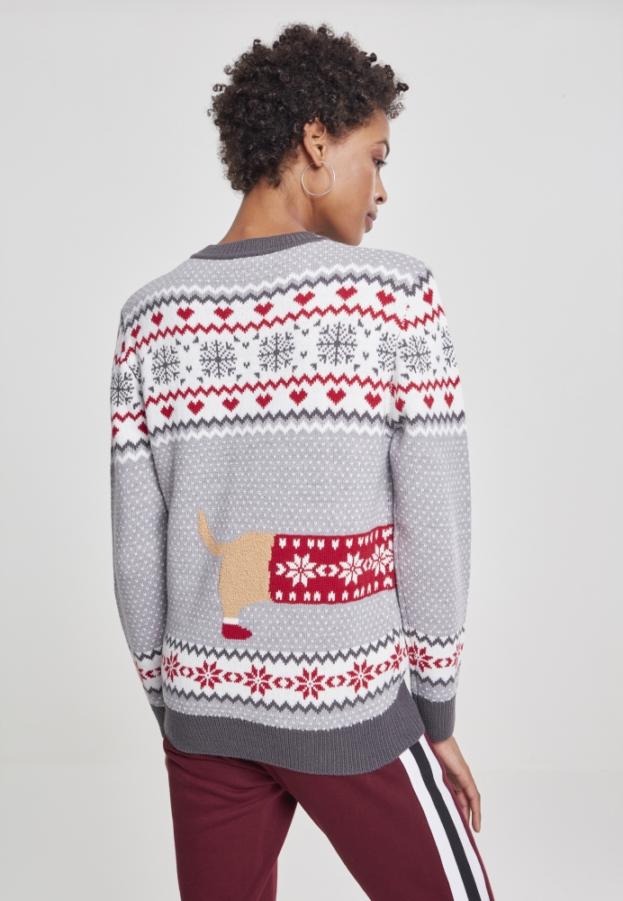 Bluza trening Sausage Dog Christmas dama Urban Classics