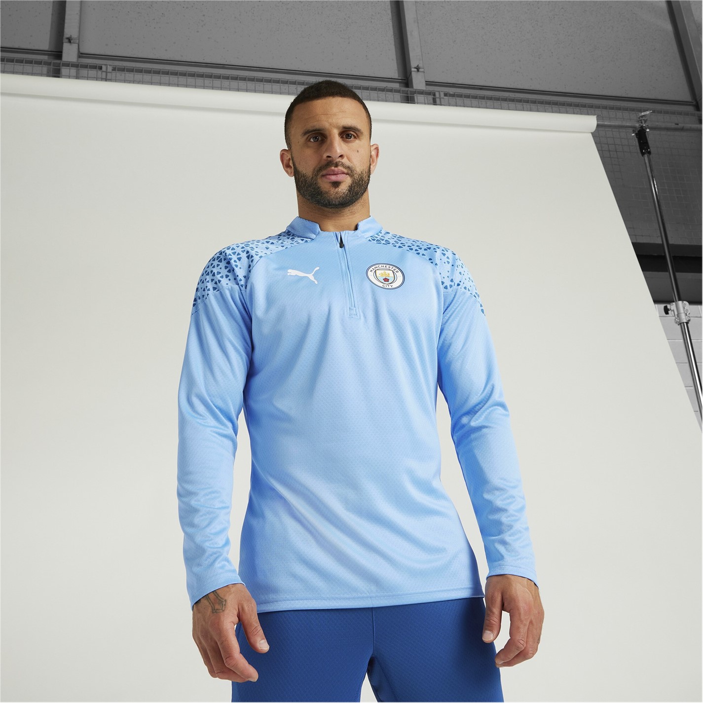 Puma Manchester City Training Quarter Zip Top 2023 2024 adulti