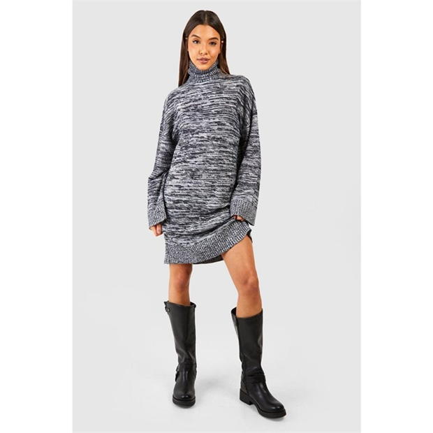 Violet Romance Knit Mini Drs Ld99