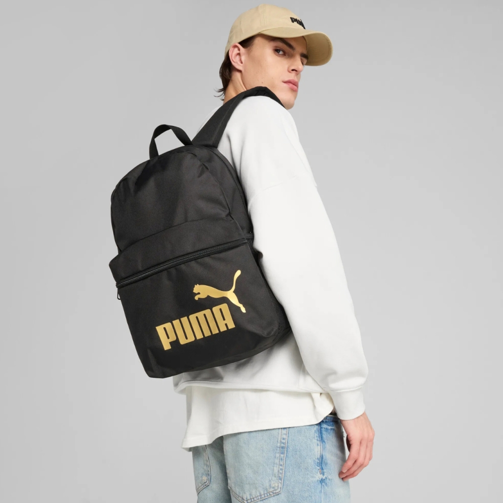 Ghiozdan Puma Phase Black-Gold 91164 03
