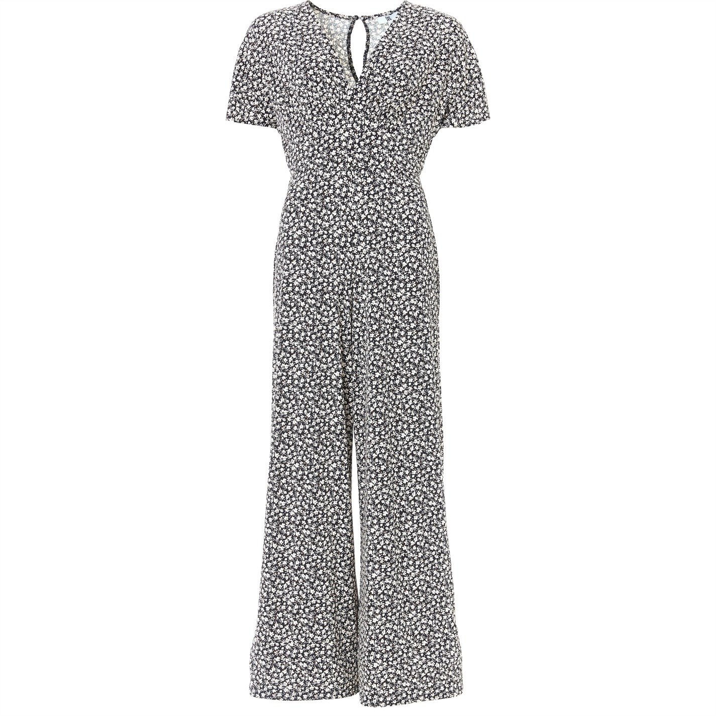 Be You Mono Wide Leg Printed Jumpsuit