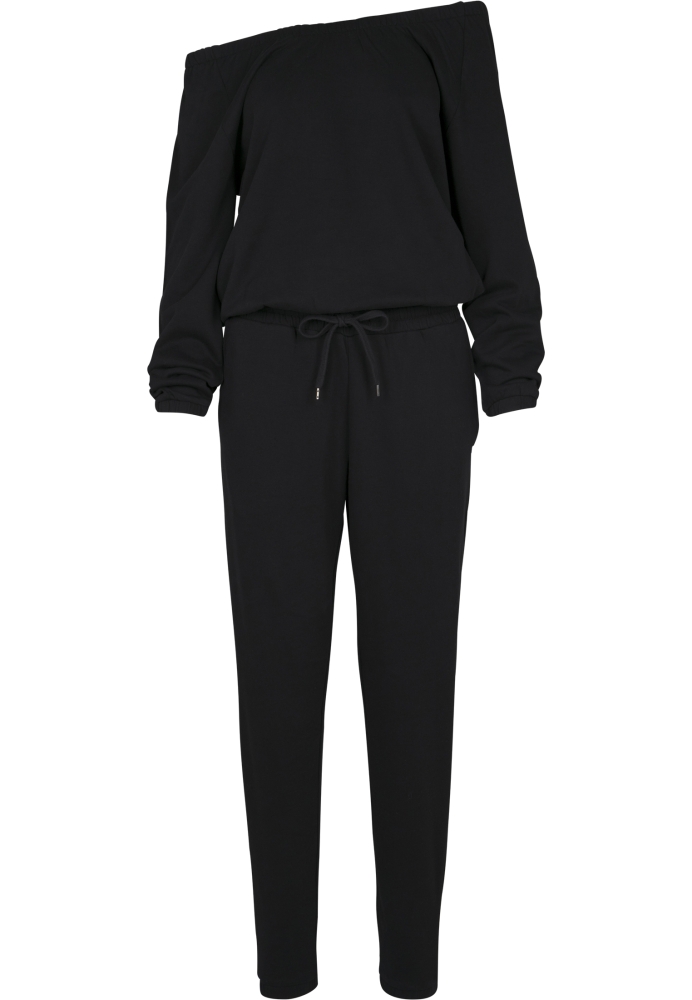 Cold Shoulder Terry Jumpsuit dama Urban Classics