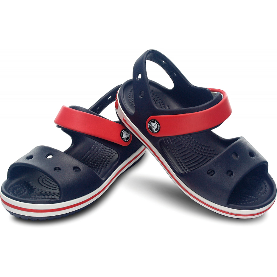 Sanda Crocs Crocband navy blue red 12856 485 copil