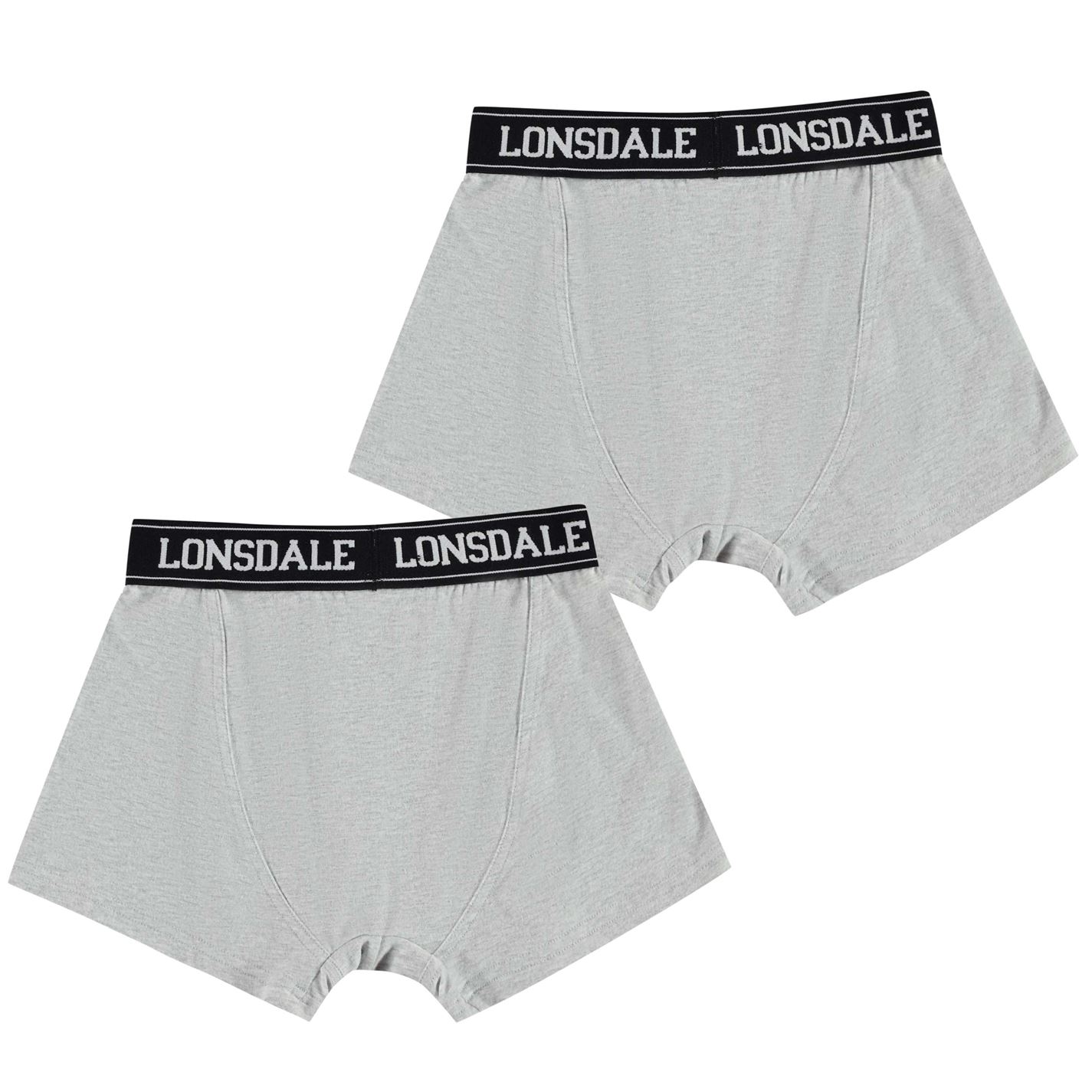 Lenjerie intima Pantalon scurt Combat Lonsdale 2 Pack copil baietel